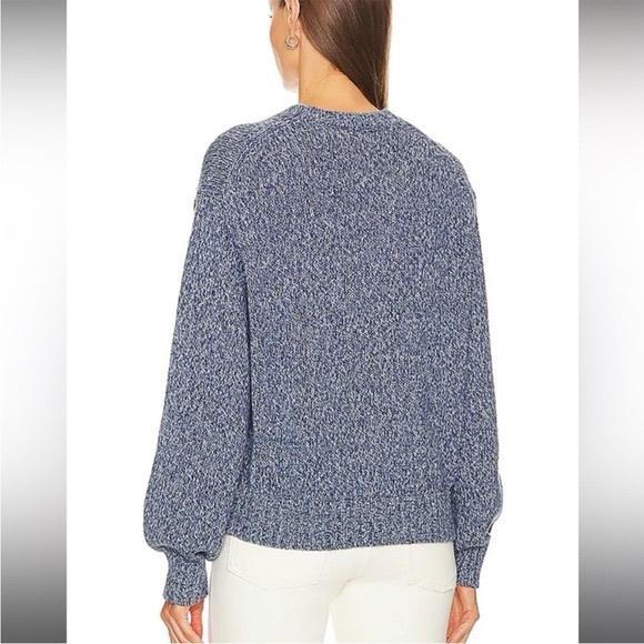 NWT Polo Ralph Lauren Logo Intarsia Pullover in Denim Marl - Small - Picture 3 of 8